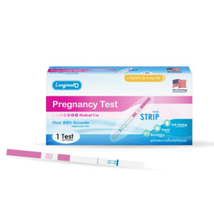 Longmed ที่ตรวจครรภ์ แบบจุ่ม (1 กล่อง) ชุดทดสอบการตั้งครรภ์ (Pregnancy Test Strip)