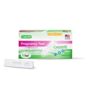 Longmed Pregnancy Test Cassette (ลองเมด) ชุดตรวจการตั้งครรภ์ แบบหยด (1 กล่อง บรรจุ 1 ชุด)